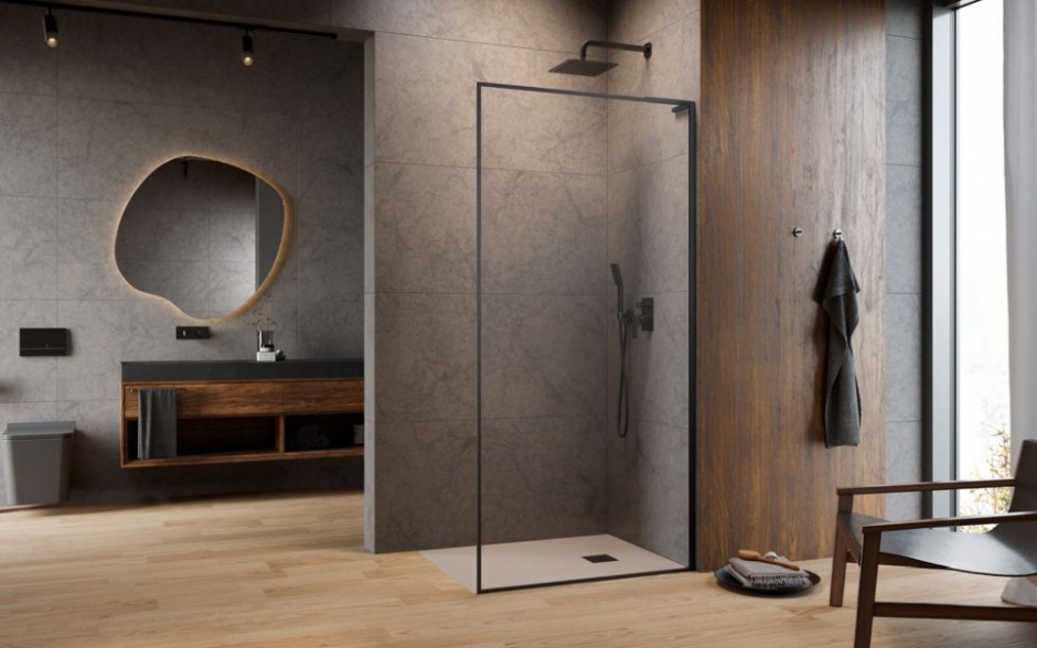 radaway modo brushed gunmetal