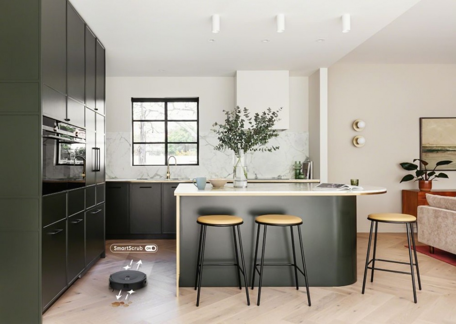 roombacombo 10max smartscrub kitchen