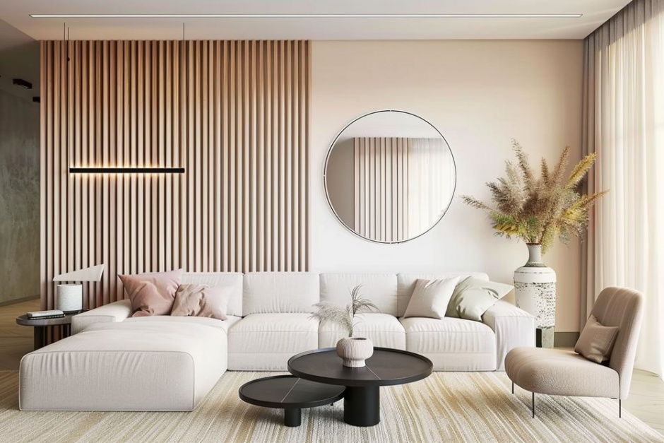 dekoracja scian salon dekorian home