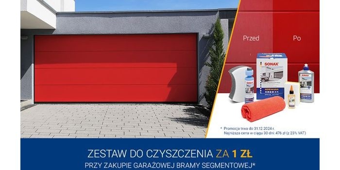 Zestaw do pielęgnacji bram garażowych i drzwi wejściowych, fot. H&ouml;rmann