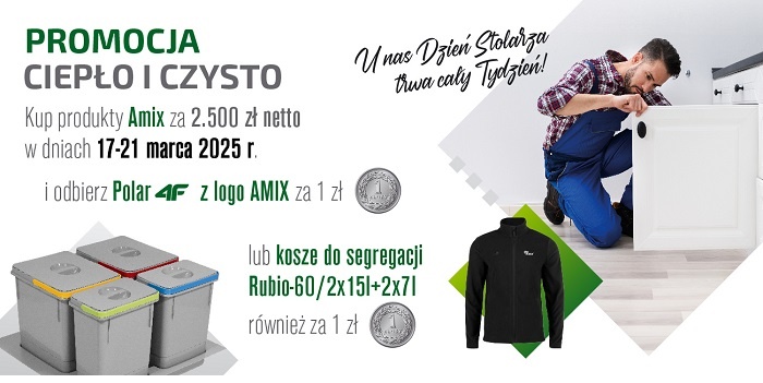 Ciepło i czysto &ndash; AMIX świętuje Dzień Stolarza, fot. AMIX