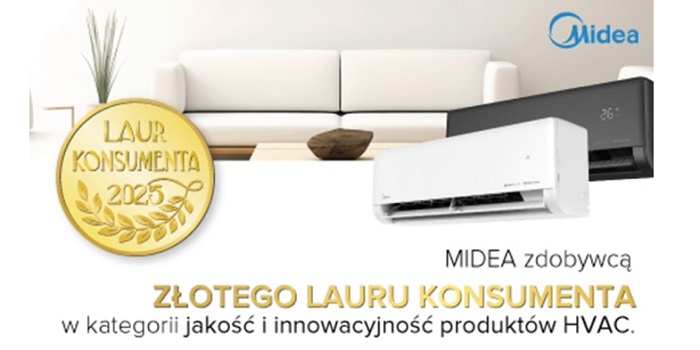 Midea zdobywa Złoty Laur Konsumenta 2025