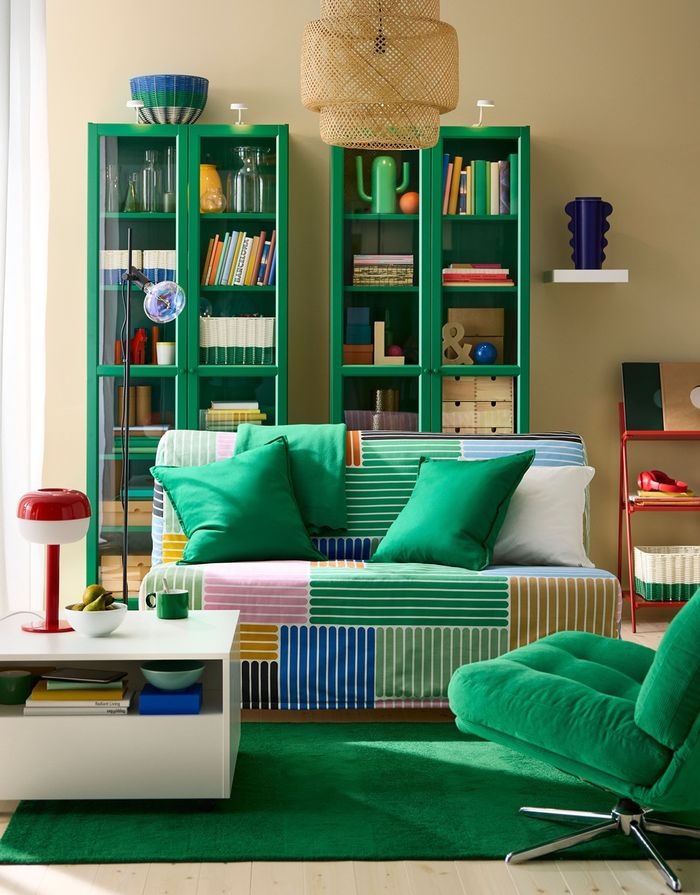 ikea zywe kolory malowanie
