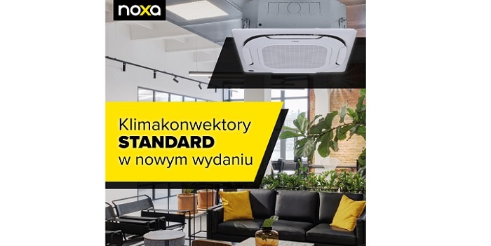 Nowe kasetonowe klimakonwektory NOXA &ndash; wysoka wydajność, energooszczędność i pełna kontrola komfortu. Fot. Noxa