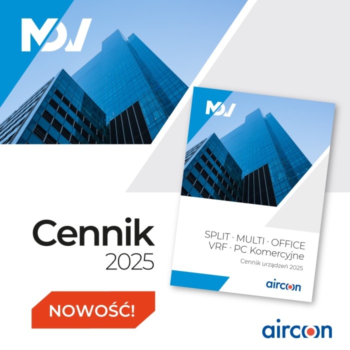 Nowy cennik urządzeń MDV 2025