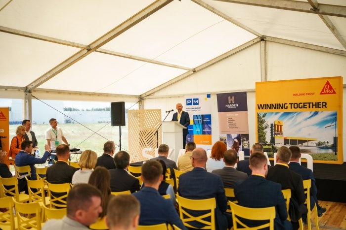 Sika Poland wmurowała kamień węgielny pod fabrykę w Brześciu Kujawskim - Fot. Sika Poland