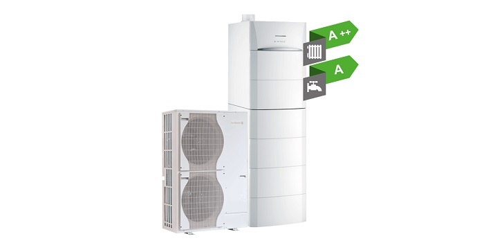 Hybrydowy system grzewczy HPI G HYBRID w nowoczesnym domu jednorodzinnym, fot. De Dietrich