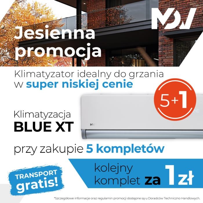 ulotka reklamująca promocję klimatyzatorów