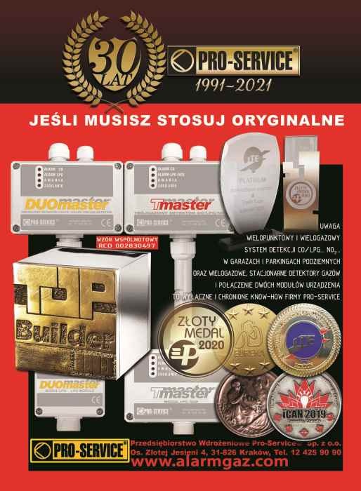 plakat z produktami Pro-Service