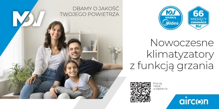 Nowa ulotka MDV - sprawdzone klimatyzatory SPLIT na sezon grzewczy