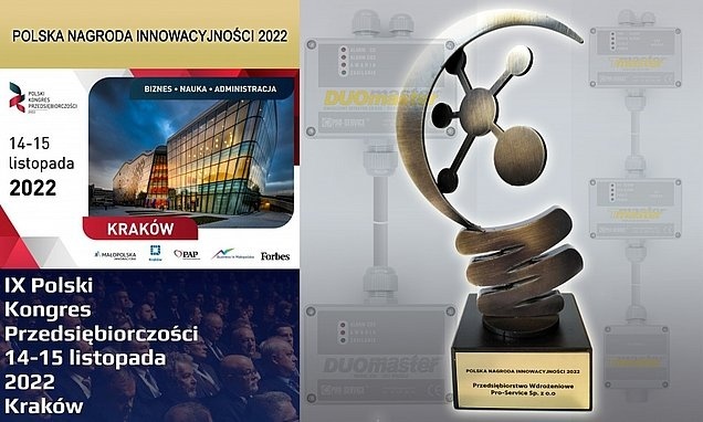 nagroda innowacyjności dyplom 2022