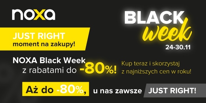 NOXA rozpoczyna BLACK WEEK 2025
