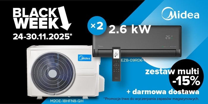 Black Friday 2025 z Midea
