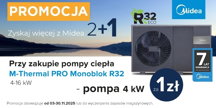 Jesienna promocja na pompy ciepła M-Thermal monoblok R32 PRO