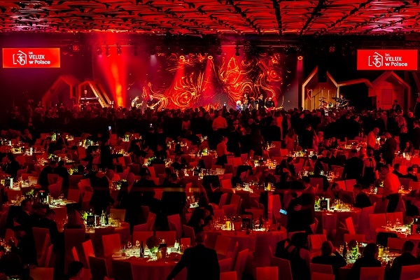 Uroczysta gala podczas wydarzenia 35 -lecia VELUX w Polsce