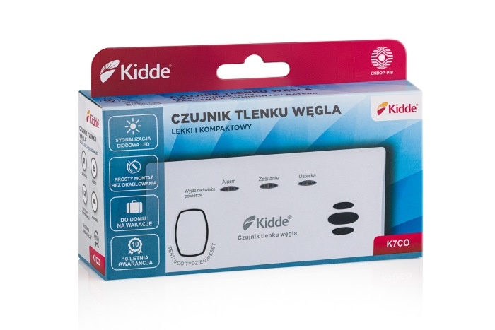 Czujnik tlenku węgla w opakowaniu