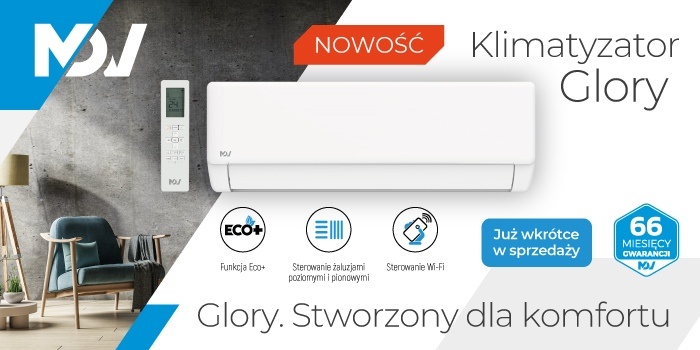 MDV Glory &ndash; nowy klimatyzator typu split już wkr&oacute;tce w sprzedaży