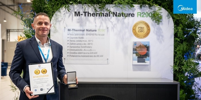 Targi HVAC Expo &ndash; pompa ciepła M-Thermal Nature R290 Monoblok z kolejnym wyr&oacute;żnieniem, fot. Midea