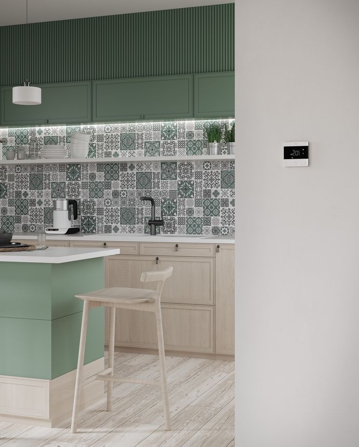 digital thermostat kitchen purmo