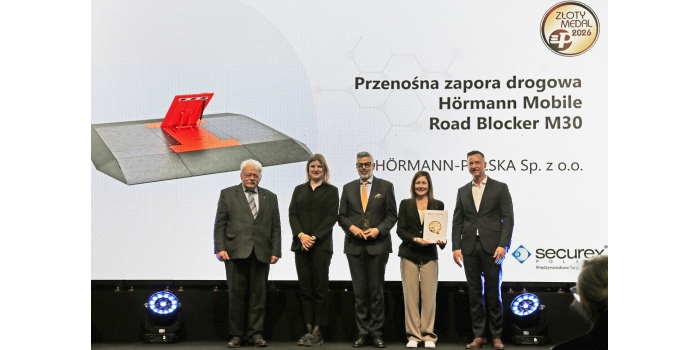 Podw&oacute;jny sukces H&ouml;rmann Polska na Securex 2026: nagrody za innowacje i prezentację