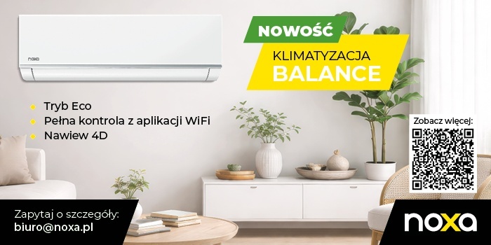 Klimatyzator ścienny NOXA Balance &ndash; nowość w ofercie dla nowoczesnych instalacji HVAC