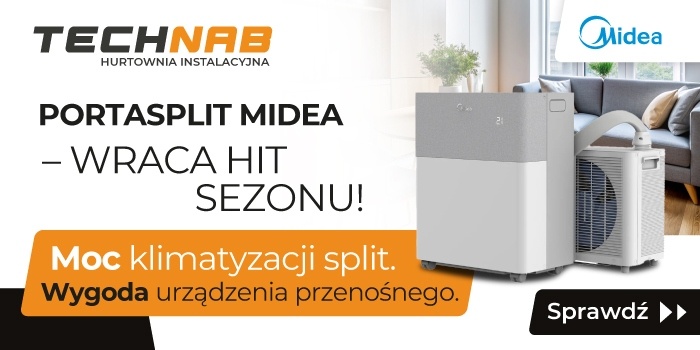Midea PortaSplit 3,5 kW wraca do Technab