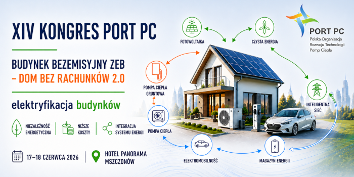 XIV Kongres PORT PC: Budynek bezemisyjny ZEB &minus; Dom bez rachunk&oacute;w 2.0. Fot. PORT PC