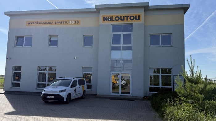 budynek wypożyczalni koparek