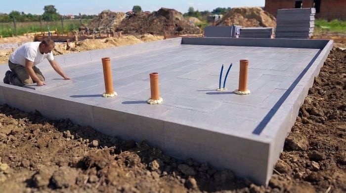 ukladanie styropianu pod plyte fundamentowa psps