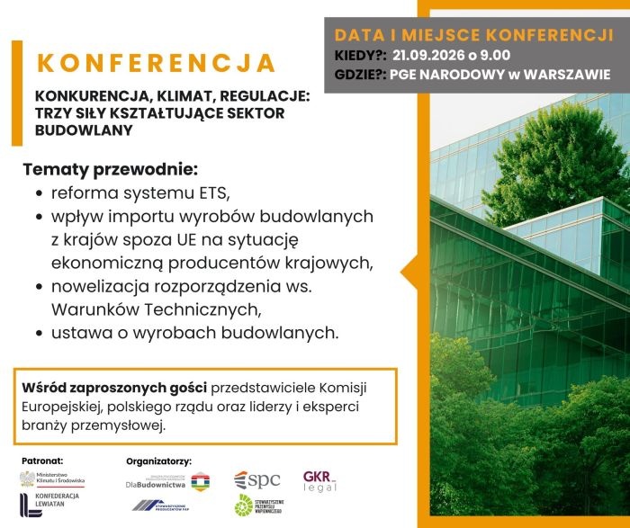 Ogólnopolska konferencja Konkurencja, klimat, regulacje