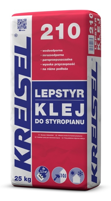 opakowanie z klejem w czerwono granatowym kolorze