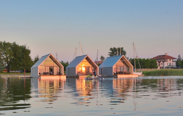 camp pisz mazury polska domy na wodzie