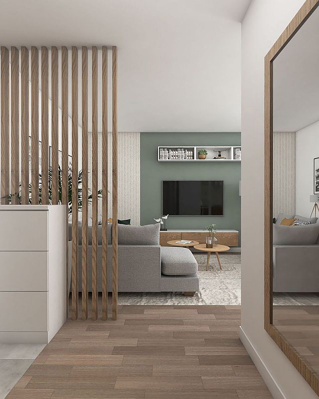 Salon małego mieszkania